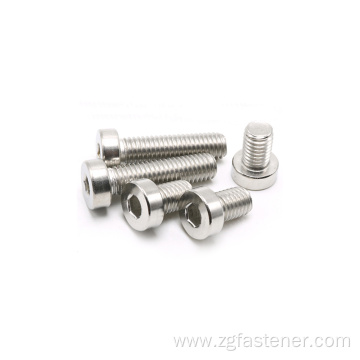 Stainless Steel SUS304 Socket Screw With Reduced Head